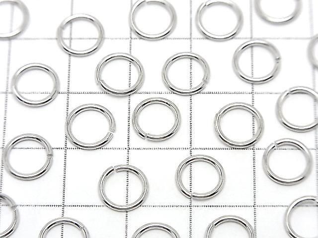 Silver925 丸カン(オープンタイプ) 【6mm】【8mm】 線径1.0mm ロジウム 10個 サムネイル3