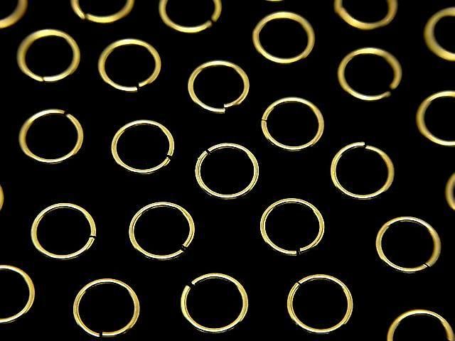 Silver925 丸カン(オープンタイプ) 【3mm】【4mm】【5mm】 線径0.5mm 18KGP 20個の画像