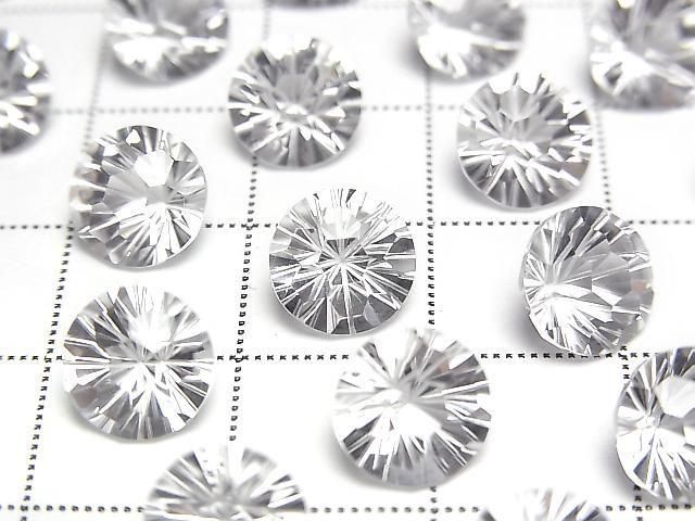 【動画】宝石質クリスタルAAA ルース ラウンド ファンシーカット8×8mm 2粒 サムネイル2