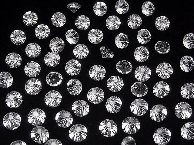 【動画】宝石質クリスタルAAA ルース ラウンド ファンシーカット8×8mm 2粒 サムネイル4