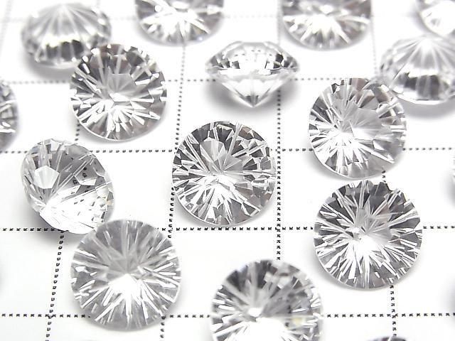 【動画】宝石質クリスタルAAA ルース ラウンド ファンシーカット10×10mm 2粒 サムネイル2