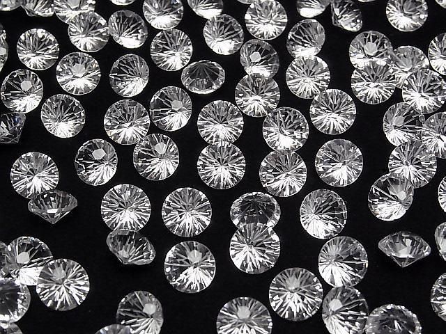 【動画】宝石質クリスタルAAA ルース ラウンド ファンシーカット10×10mm 2粒 サムネイル4