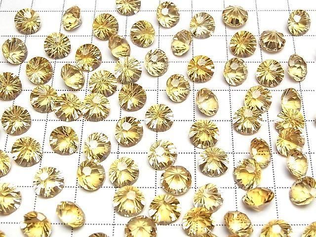 【動画】宝石質シトリンAAA ルース ラウンド ファンシーカット8×8mm 1粒 サムネイル4
