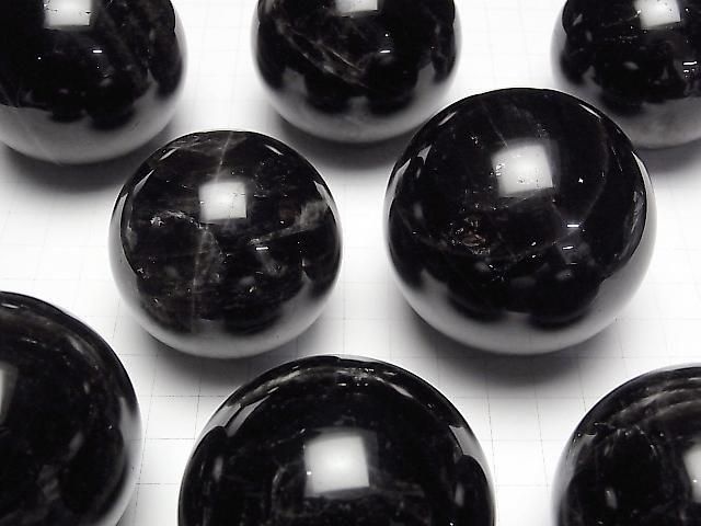 【動画】モリオン(黒水晶)AA+ スフィア・ラウンド48~55mm 1個 サムネイル3