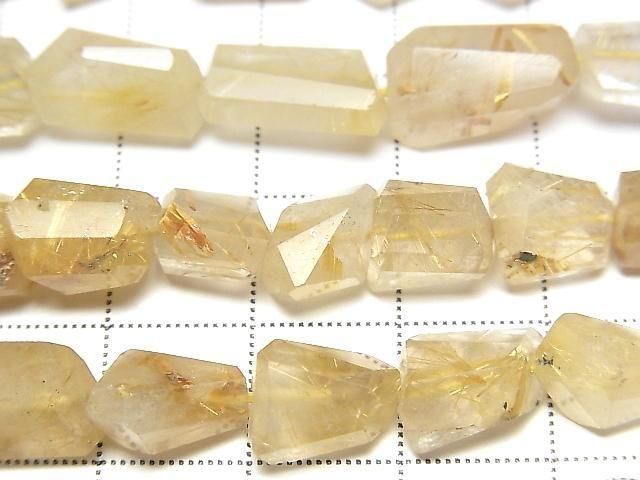 【動画】ルチルクォーツAA++ タンブルカット 【M~Lサイズ】 半連/1連(約22cm) サムネイル2