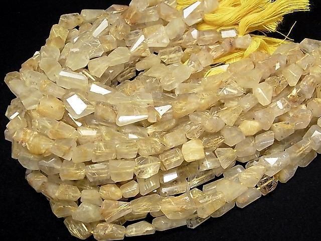 【動画】ルチルクォーツAA++ タンブルカット 【M~Lサイズ】 半連/1連(約22cm) サムネイル4