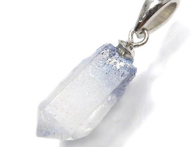 【動画】【1点もの】デュモルチェライトインクォーツAA++ ペンダントトップ SILVER925製 NO.21の画像