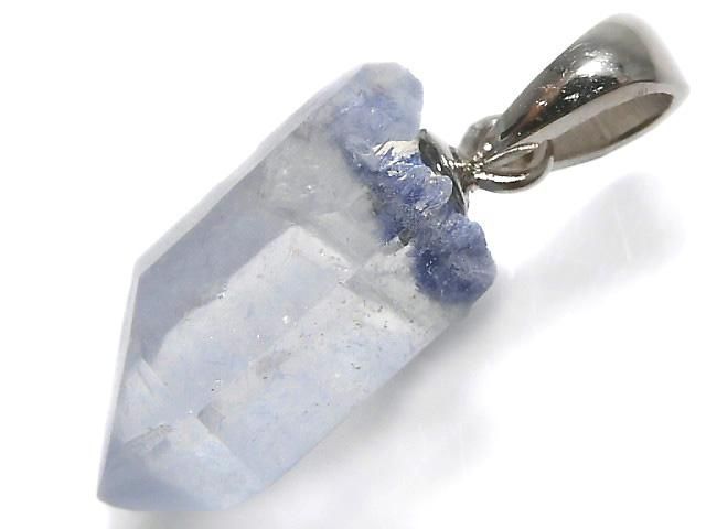 【動画】【1点もの】デュモルチェライトインクォーツAA++ ペンダントトップ SILVER925製 NO.28の画像
