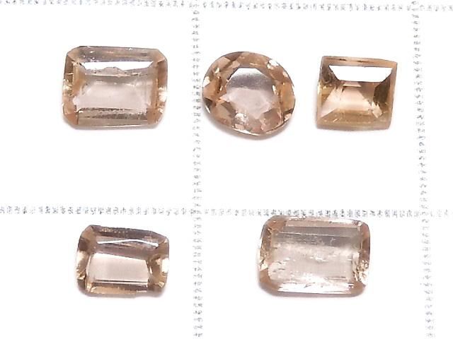 【動画】【1点もの】宝石質インペリアルトパーズAAA- ルース ファセットカット 5粒セット NO.150 サムネイル2