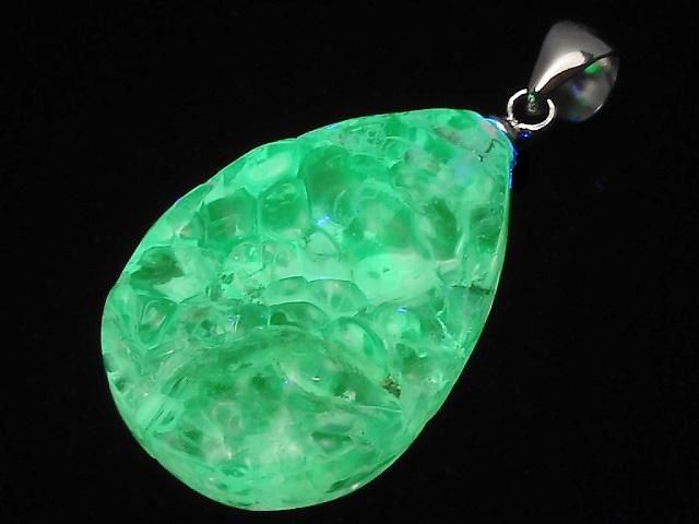 【動画】【1点もの】宝石質ハイアライトオパールAAA- ペンダントトップ SILVER925製 NO.219の画像