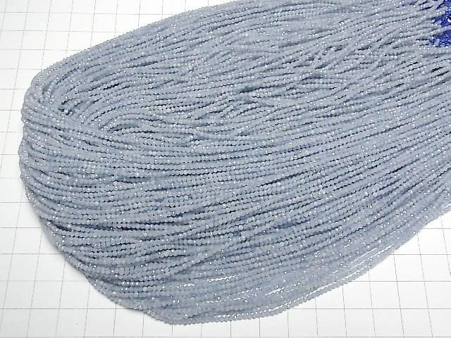 【動画】【素晴らしい輝き】アクアマリンAA+ 極小ラウンドカット2mm 1連(約38cm) サムネイル4
