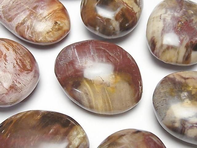 【動画】ペトリファイドウッド(珪化石) タンブル 3個の画像