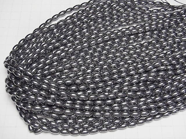 【動画】高純度テラヘルツ鉱石 ライス8×5×5mm 1連(約38cm) サムネイル4