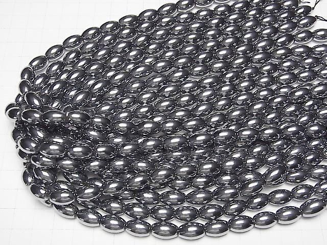 【動画】高純度テラヘルツ鉱石 ライス12×8×8mm 半連/1連(約36cm) サムネイル4
