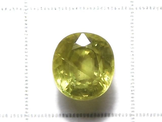 【動画】【1点もの】宝石質スフェーン(チタナイト)AAA ルース ファセットカット 1粒 NO.295 サムネイル2