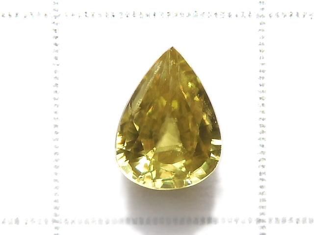 【動画】【1点もの】宝石質スフェーン(チタナイト)AAA ルース ファセットカット 1粒 NO.302 サムネイル2