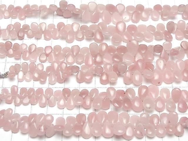 【動画】グァバクォーツAAA- ペアシェイプ(プレーン) 半連/1連(約18cm) サムネイル4