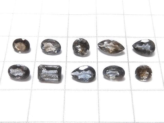 【動画】【1点もの】宝石質モスアクアマリンAAA ファセットカット 10粒セット NO.20 サムネイル2