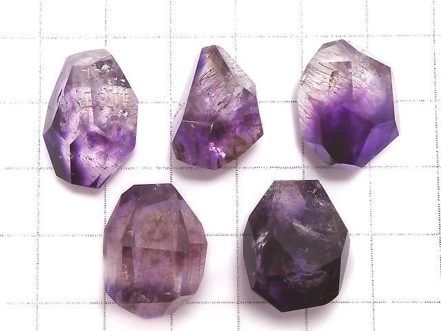 【動画】【1点もの】エレスチャルクォーツAAA- タンブルカット ルース 5個セット NO.38 サムネイル2
