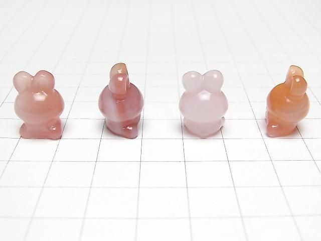 【動画】アゲート うさぎモチーフ18×13mm 【穴なし】 3個 サムネイル3