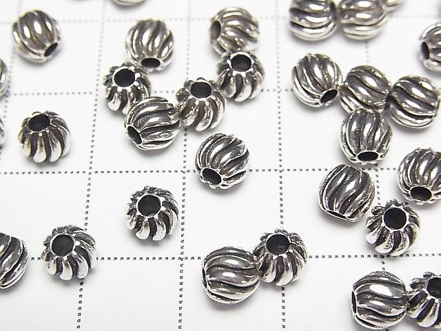 Silver925 デザインラウンド6mm 2個 サムネイル2
