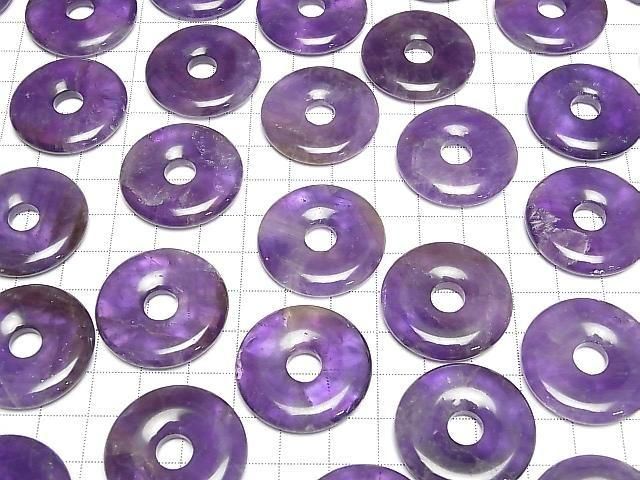 【動画】アメジストAA コイン(ドーナツ)30×30mm 2枚 サムネイル4