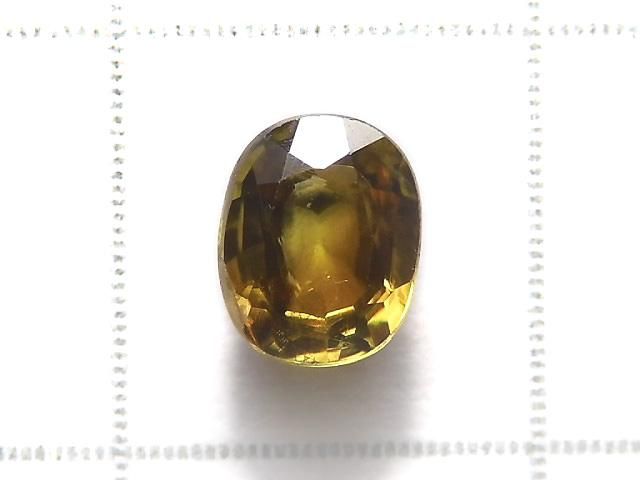 【動画】【1点もの】宝石質スフェーン(チタナイト)AAA ルース ファセットカット 1粒 NO.313 サムネイル2
