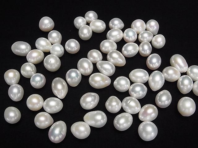 【動画】【粒売り】淡水真珠AA++ ルース ポテト~バロック10~14mm ホワイト 3粒 サムネイル4