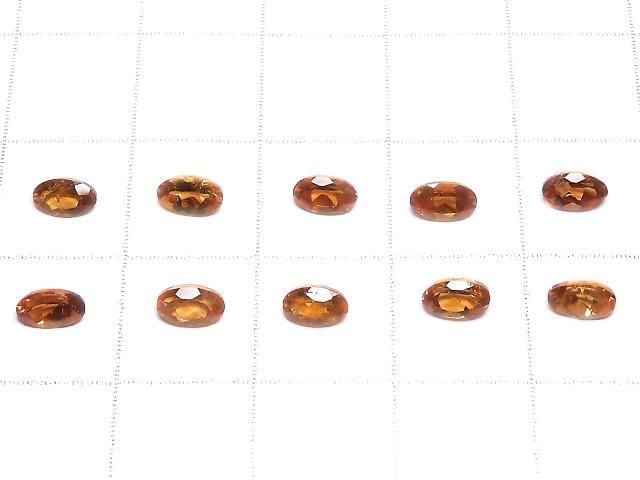 【動画】【1点もの】宝石質スペサルタイトガーネットAAA ルース ファセットカット 10粒セット NO.109 サムネイル2