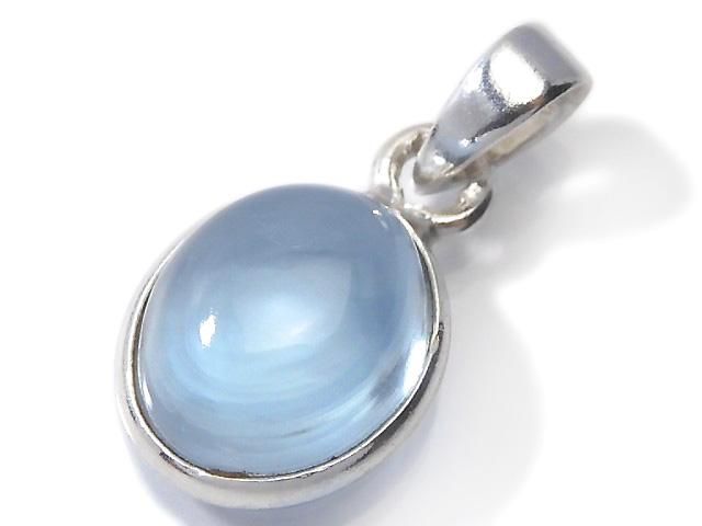 【動画】【1点もの】宝石質スカイブルートパーズAAA ペンダントトップ SILVER925製 NO.145の画像