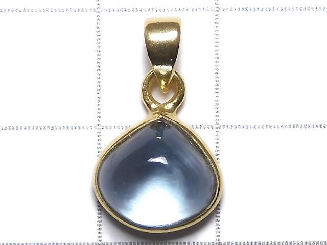 【動画】【1点もの】宝石質スカイブルートパーズAAA ペンダントトップ 18KGP製 NO.154 サムネイル2