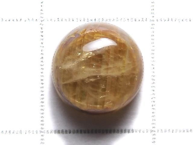 【動画】【1点もの】宝石質ルチルクォーツAAA カボション 1個 NO.112 サムネイル2