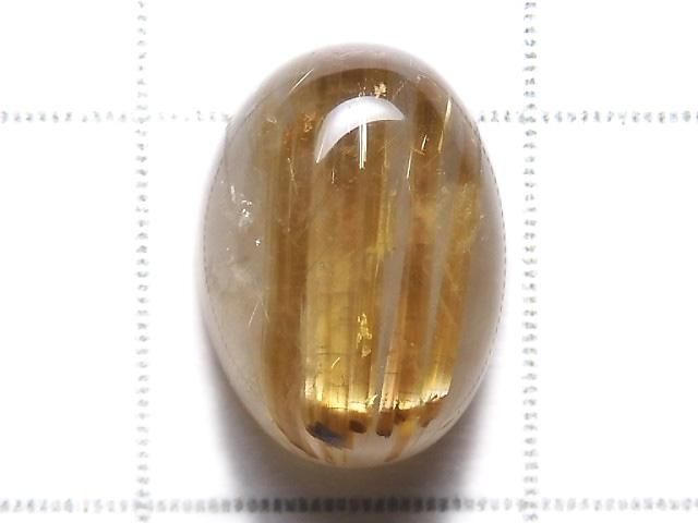 【動画】【1点もの】宝石質ルチルクォーツAAA カボション 1個 NO.117 サムネイル2