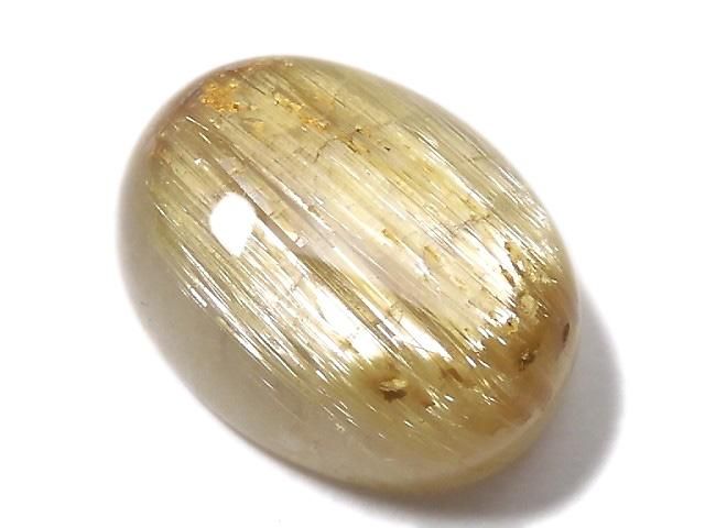 【動画】【1点もの】宝石質ルチルクォーツAAA カボション 1個 NO.119の画像