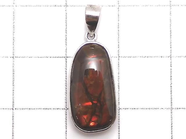 【動画】【1点もの】宝石質アンモライトAAA- ペンダントトップ SILVER925製 NO.18 サムネイル2