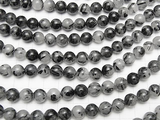 トルマリンクォーツAA ラウンド8mm 1連(約38cm) サムネイル3