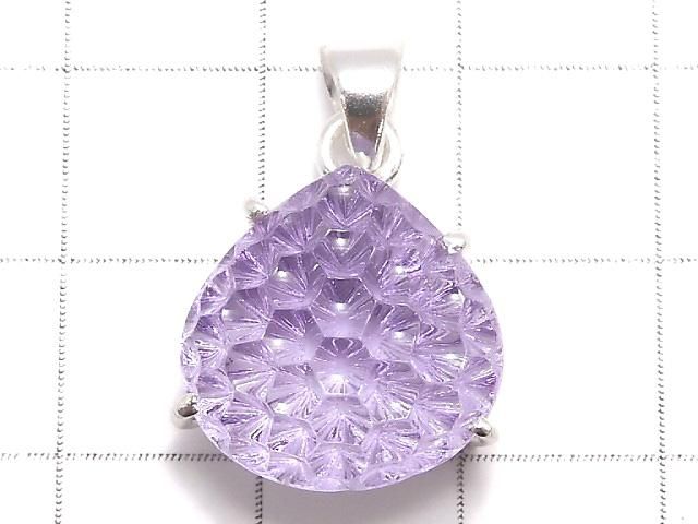 【動画】【1点もの】宝石質アメジストAAA ペンダントトップ SILVER925製 NO.48 サムネイル2