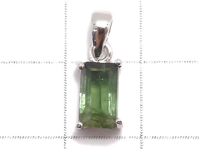 【動画】【1点もの】グリーントルマリンAAA- ファセットカット ペンダントトップ SILVER925製 NO.22 サムネイル2
