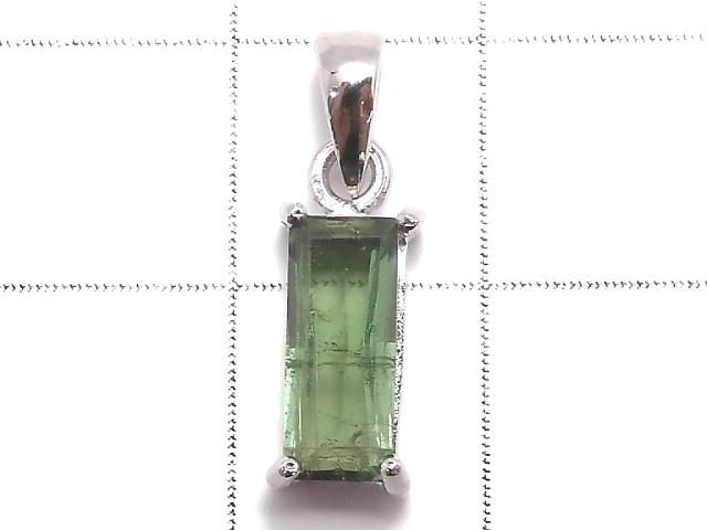 【動画】【1点もの】グリーントルマリンAAA- ファセットカット ペンダントトップ SILVER925製 NO.27 サムネイル2