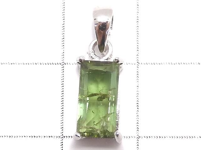 【動画】【1点もの】グリーントルマリンAAA- ファセットカット ペンダントトップ SILVER925製 NO.29 サムネイル2