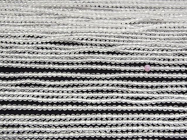 【動画】【素晴らしい輝き】2本580円!クリスタルAA++ ラウンドカット2mm 1連(約37cm) サムネイル3