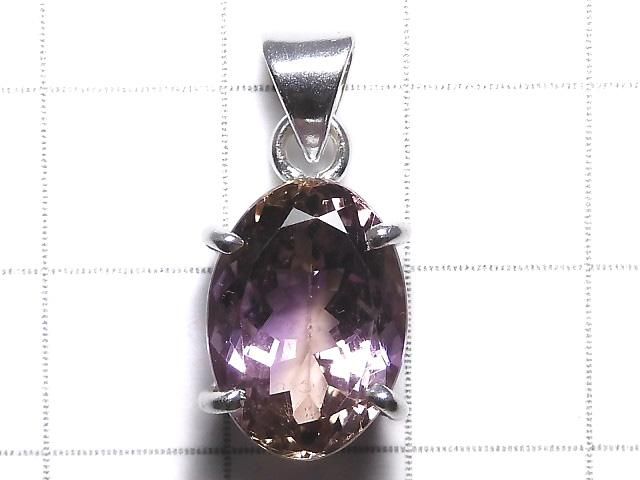【動画】【1点もの】宝石質アメトリンAAA ファセットカットペンダントトップ SILVER925製 NO.231 サムネイル2