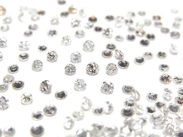 【動画】天然ダイヤモンド ルース ラウンドブリリアントカット2.2×2.2mm 10粒の画像