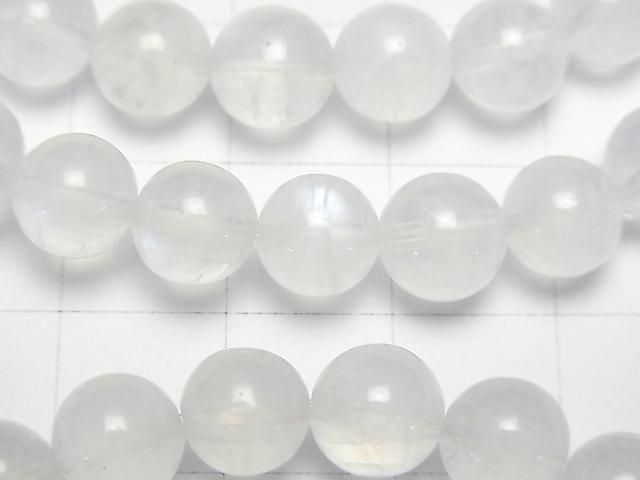 【動画】ロイヤルブルームーンストーンAA++ ラウンド7.5mm 1連(ブレス) サムネイル2