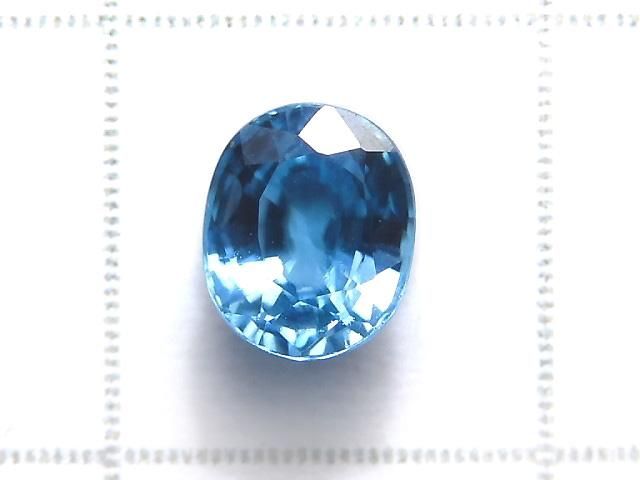 【動画】【1点もの】宝石質天然ブルージルコンAAA ルース ファセットカット 1粒 NO.3 サムネイル2