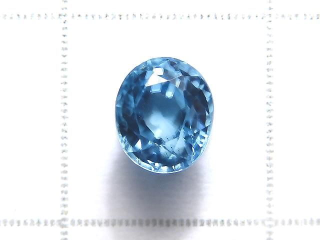 【動画】【1点もの】宝石質天然ブルージルコンAAA ルース ファセットカット 1粒 NO.6 サムネイル2