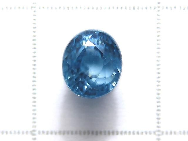 【動画】【1点もの】宝石質天然ブルージルコンAAA ルース ファセットカット 1粒 NO.11 サムネイル2