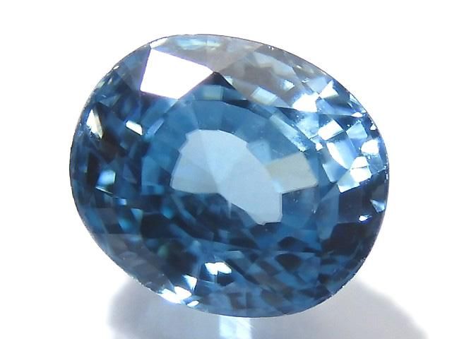 【動画】【1点もの】宝石質天然ブルージルコンAAA ルース ファセットカット 1粒 NO.19の画像