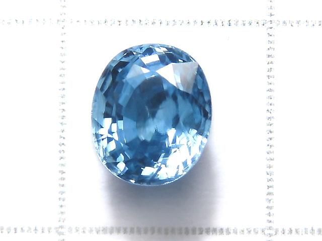 【動画】【1点もの】宝石質天然ブルージルコンAAA ルース ファセットカット 1粒 NO.19 サムネイル2