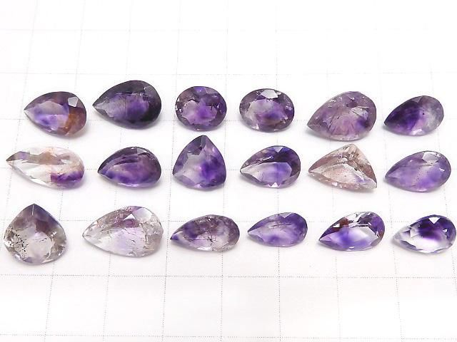 【動画】【1点もの】エレスチャルクォーツAAA- ファセットカット ルース 18粒セット NO.256 サムネイル2